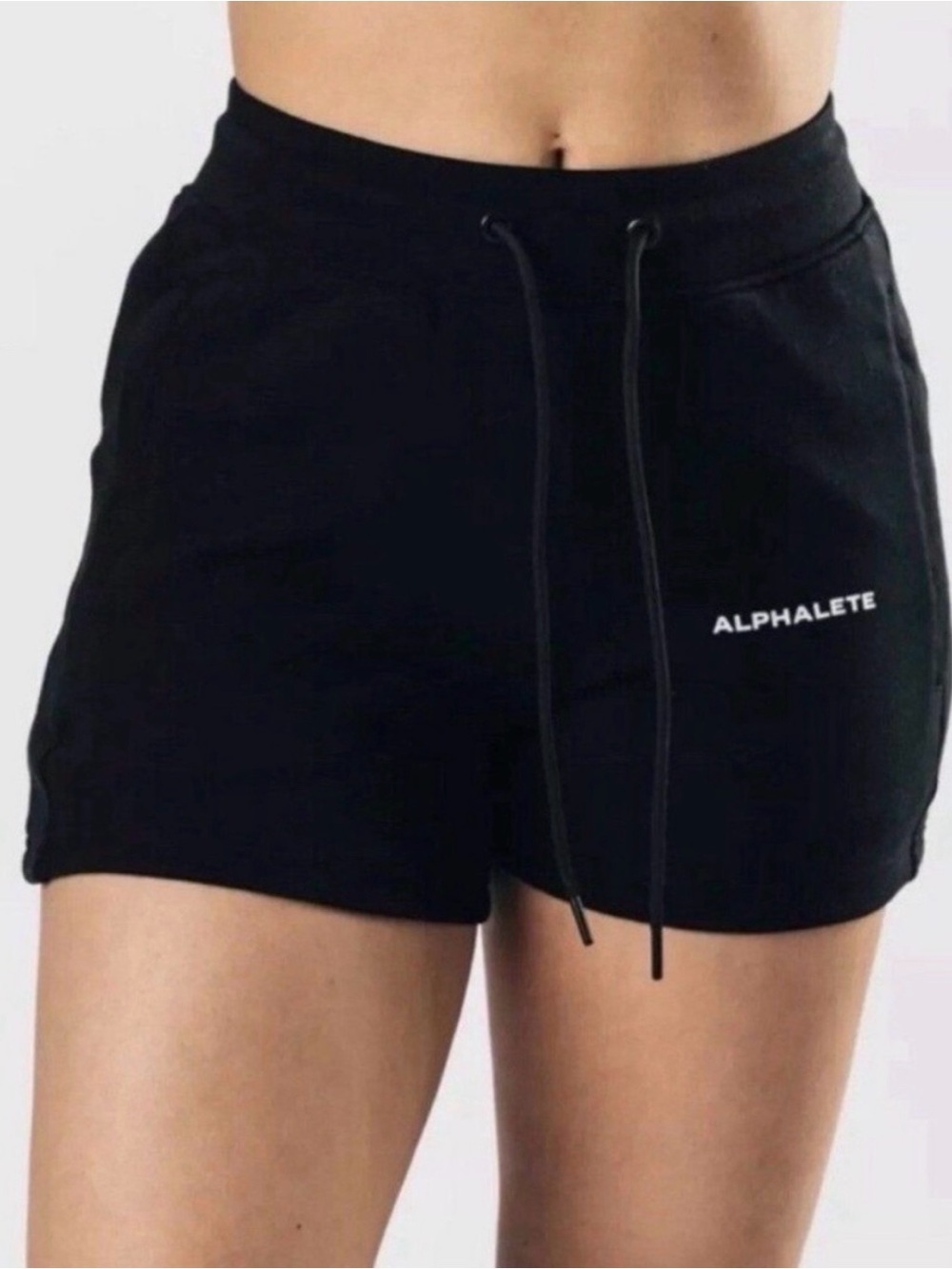 NWT Alphalete Women’s Essential Core Shorts Black Size M